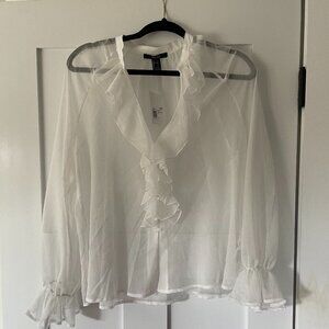 Forever 21 Sheer Poet Blouse - NWT